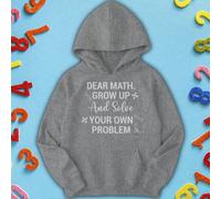 Felpa con cappuccio per bambini con idee per bambini e ragazze Matematica...