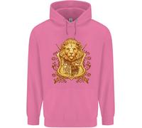 Felpa Con Cappuccio Per Bambini Con Scudo Araldico Del Leone E Stemmi