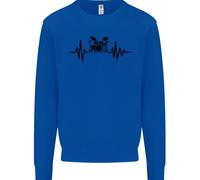 Felpa Con Cappuccio Per Bambini Drummer Pulse ECG
