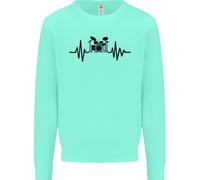 Felpa Con Cappuccio Per Bambini Drummer Pulse ECG