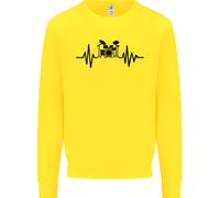 Felpa Con Cappuccio Per Bambini Drummer Pulse ECG