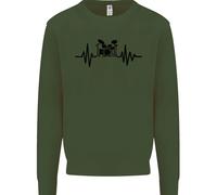 Felpa Con Cappuccio Per Bambini Drummer Pulse ECG