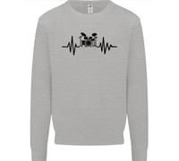Felpa Con Cappuccio Per Bambini Drummer Pulse ECG