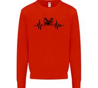 Felpa Con Cappuccio Per Bambini Drummer Pulse ECG