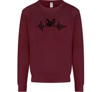 Felpa Con Cappuccio Per Bambini Drummer Pulse ECG