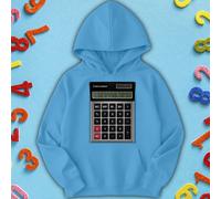 Felpa con cappuccio per bambini e ragazze calcolatrice National Numeracy...