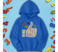 Felpa con cappuccio per bambini e ragazze Math Design Number Day Ideas #ND