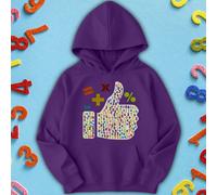 Felpa con cappuccio per bambini e ragazze Math Design Number Day Ideas #ND