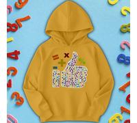 Felpa con cappuccio per bambini e ragazze Math Design Number Day Ideas #ND