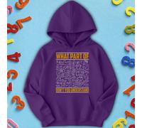 Felpa con cappuccio per bambini e ragazze Math Whiz Number Day Ideas #ND