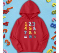 Felpa con cappuccio per bambini e ragazzi Dino Number Day Ideas #ND