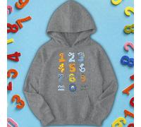 Felpa con cappuccio per bambini e ragazzi Dino Number Day Ideas #ND