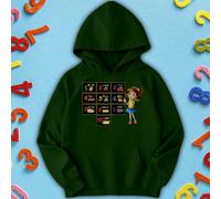 Felpa con cappuccio per bambini e ragazzi Fun Number Design Day Ideas #ND