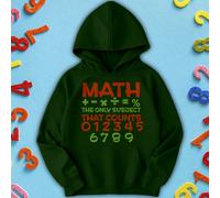 Felpa con cappuccio per bambini e ragazzi Math Whiz Number Day Ideas #ND -b
