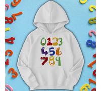 Felpa con cappuccio per bambini e ragazzi Monster Design Number Day Ideas #ND