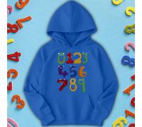 Felpa con cappuccio per bambini e ragazzi Monster Design Number Day Ideas #ND