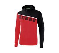 Felpa con cappuccio per bambini Erima 5-C Rouge 14 ans