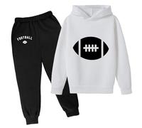 Felpa con Cappuccio per Bambini Felpa e Pantaloni della Tuta Pullover Felpa con Cappuccio Set Tuta da 2 Pezzi per Bimbi 2 Anni