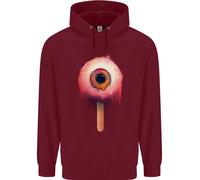 Felpa Con Cappuccio Per Bambini Gothic Demone Horror Eyesicle