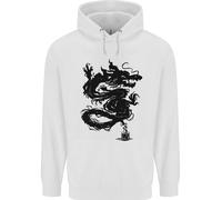 Felpa Con Cappuccio Per Bambini Ink Dragon Tattoo