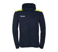 uhlsport Kempa Emotion 27 - Giacca sportiva con cappuccio, per uomo e ragazzo, con cappuccio imbottito, in pile sull'interno, con tasche con cerniera