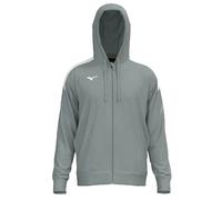 Felpa con cappuccio per bambini Mizuno Team Track Gris 6 ans