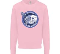 Felpa Con Cappuccio Per Bambini Skull E Butterfly Trova La Bellezza Dentro
