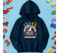 Felpa con cappuccio per bambini Unicorn Rockstar Number Day Ideas per...