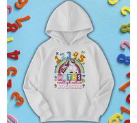 Felpa con cappuccio per bambini Unicorn Rockstar Number Day Ideas per...