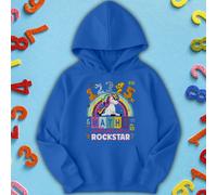 Felpa con cappuccio per bambini Unicorn Rockstar Number Day Ideas per...