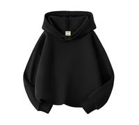 Felpa con Cappuccio per Neonato da Jogging Felpe Maglione Ragazzo Cappotto Sportiva Bambini Cartoon Stampa Solid Color Pullover Bambino 1-8 Anni