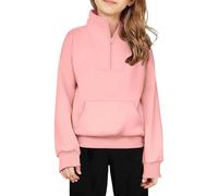 Felpa con Cappuccio per Ragazze,Felpa Sportivo Bambina Leggero Hoodie Autunnale Casual Accogliente Graziosa Giacca alla Moda Taglia Comfort e Calore Bambine Ragazze 4-15 Anni