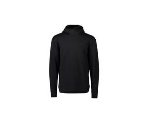 Felpa con cappuccio poc poise nera