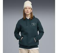 Felpa con cappuccio PUMA Class dal taglio morbido da donna, Abbigliamento, Verde, M M