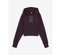 Puma Felpa con cappuccio Classics+ Relaxed Cropped Midnight Plume da Donna M Viola