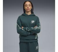 Felpa con cappuccio PUMA HOOPS x HARRY POTTER™ da donna, Abbigliamento, Verde Terrain/Heather, S S