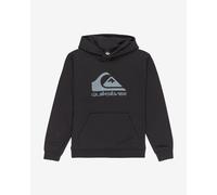 Quiksilver - Kid's Comp Logo Hoodie - Felpa con cappuccio XS - 8 Years nero/grigio