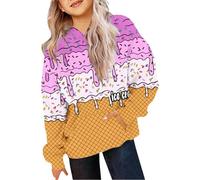 Felpa con Cappuccio Ragazza Autunnali e Invernali Super Morbida Maglione Invernale per Bambini Hooded Sweatshirt Bambina a Girocollo Abbigliamento Ragazze 5-14 Anni