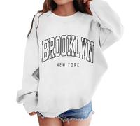 Felpa con Cappuccio Ragazza Basic Comfort Maglione Maglia di Tuta a Manica Lunga Pullover in Pile Sherpa Casual Sport T-Shirt Caldo Cotone per Tutti i Giorni