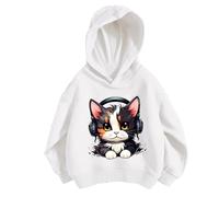 Felpa con Cappuccio ragazzabambine Ragazze Giacca Cerniera Elegante Leggero Natalizia Casual Hooded Sweatshirt Maglia Comoda Calda Regalo per