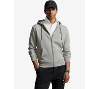 Felpa con cappuccio Ralph Lauren 30/1 Logo Full Zip grigia - XXL