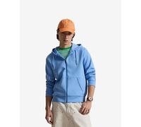 Felpa con cappuccio Ralph Lauren Double Knit Full Zip azzurro cielo - L