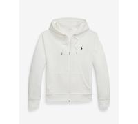 Felpa con cappuccio Ralph Lauren Double Knit Full Zip grigio chiaro - L