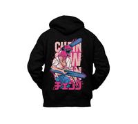 Felpa con Cappuccio Retro Chainsaw Man Anime Uomo Donna Bambino Regalo Cosplay