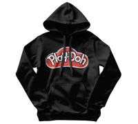 Felpa Con Cappuccio Retro Con Logo Ufficialmente Licenziato Play-Doh