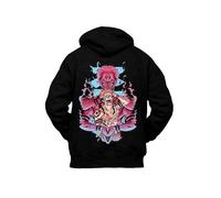 Felpa con Cappuccio Retro Jujutsu Kaisen Ryomen Sukuna Anime Uomo Donna Bambino