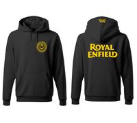 FELPA CON CAPPUCCIO ROYAL ENFIELD MOTOR COMPANY HOODIES MOTOR CYCLES ENGLAND