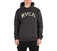 Felpa Con Cappuccio RVCA Concord Applique - Nero Pirata