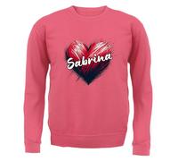 Felpa Con Cappuccio Sabrina A Cuore D'Amore - Adulto - Fan Di Canto D'Amore