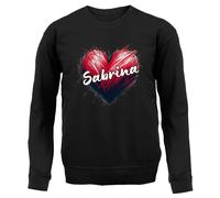 Felpa Con Cappuccio Sabrina A Cuore Per Bambini - Fan Di Canto D'Amore